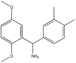 (2,5-dimethoxyphenyl)(3,4-dimethylphenyl)methanamine Structure