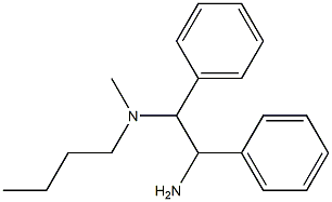 (2-amino-1,2-diphenylethyl)(butyl)methylamine 구조식 이미지