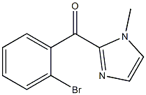 (2-bromophenyl)(1-methyl-1H-imidazol-2-yl)methanone 구조식 이미지