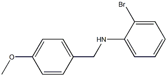 (2-bromophenyl)(4-methoxyphenyl)methylamine Structure