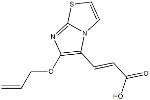 (2E)-3-[6-(allyloxy)imidazo[2,1-b][1,3]thiazol-5-yl]acrylic acid Structure