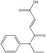 (2E)-4-[ethyl(phenyl)amino]-4-oxobut-2-enoic acid Structure