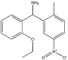 (2-ethoxyphenyl)(2-methyl-5-nitrophenyl)methanamine 구조식 이미지