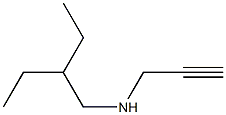 (2-ethylbutyl)(prop-2-yn-1-yl)amine 구조식 이미지