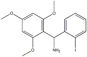 (2-iodophenyl)(2,4,6-trimethoxyphenyl)methanamine 구조식 이미지