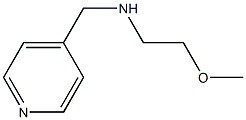 (2-methoxyethyl)(pyridin-4-ylmethyl)amine 구조식 이미지