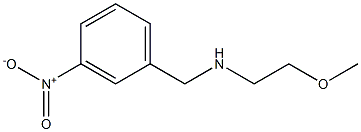 (2-methoxyethyl)[(3-nitrophenyl)methyl]amine Structure