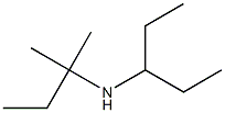 (2-methylbutan-2-yl)(pentan-3-yl)amine Structure