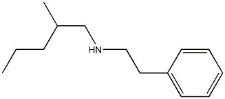 (2-methylpentyl)(2-phenylethyl)amine 구조식 이미지