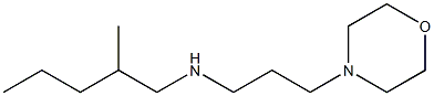 (2-methylpentyl)[3-(morpholin-4-yl)propyl]amine Structure