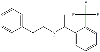 (2-phenylethyl)({1-[2-(trifluoromethyl)phenyl]ethyl})amine Structure