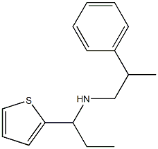 (2-phenylpropyl)[1-(thiophen-2-yl)propyl]amine 구조식 이미지