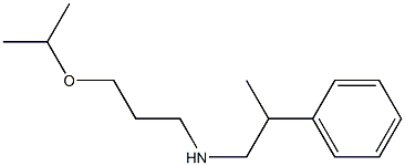 (2-phenylpropyl)[3-(propan-2-yloxy)propyl]amine Structure