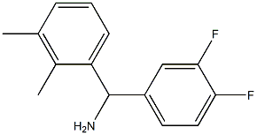 (3,4-difluorophenyl)(2,3-dimethylphenyl)methanamine 구조식 이미지