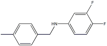 (3,4-difluorophenyl)(4-methylphenyl)methylamine Structure