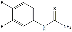 (3,4-difluorophenyl)thiourea Structure