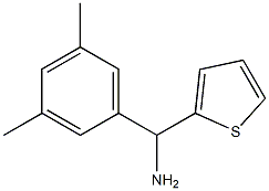 (3,5-dimethylphenyl)(thiophen-2-yl)methanamine 구조식 이미지