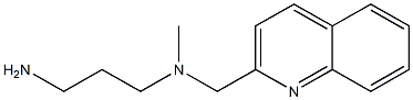 (3-aminopropyl)(methyl)(quinolin-2-ylmethyl)amine 구조식 이미지