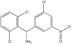 (3-chloro-5-nitrophenyl)(2,6-dichlorophenyl)methanamine Structure