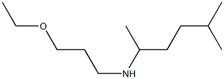 (3-ethoxypropyl)(5-methylhexan-2-yl)amine Structure