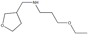 (3-ethoxypropyl)(oxolan-3-ylmethyl)amine Structure