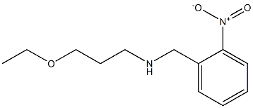 (3-ethoxypropyl)[(2-nitrophenyl)methyl]amine 구조식 이미지