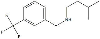 (3-methylbutyl)({[3-(trifluoromethyl)phenyl]methyl})amine Structure