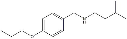 (3-methylbutyl)[(4-propoxyphenyl)methyl]amine 구조식 이미지