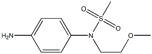 (4-aminophenyl)-N-(2-methoxyethyl)methanesulfonamide Structure