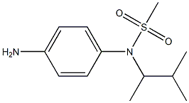 (4-aminophenyl)-N-(3-methylbutan-2-yl)methanesulfonamide 구조식 이미지