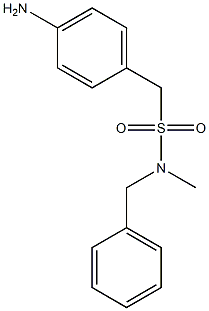 (4-aminophenyl)-N-benzyl-N-methylmethanesulfonamide 구조식 이미지