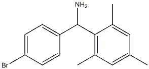 (4-bromophenyl)(2,4,6-trimethylphenyl)methanamine 구조식 이미지