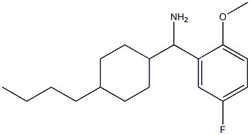 (4-butylcyclohexyl)(5-fluoro-2-methoxyphenyl)methanamine 구조식 이미지