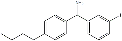 (4-butylphenyl)(3-iodophenyl)methanamine Structure
