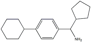 (4-cyclohexylphenyl)(cyclopentyl)methanamine 구조식 이미지