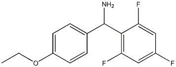 (4-ethoxyphenyl)(2,4,6-trifluorophenyl)methanamine 구조식 이미지