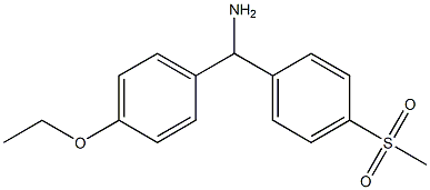 (4-ethoxyphenyl)(4-methanesulfonylphenyl)methanamine 구조식 이미지