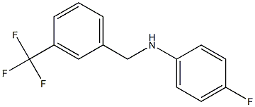 (4-fluorophenyl)[3-(trifluoromethyl)phenyl]methylamine Structure