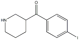 (4-iodophenyl)(piperidin-3-yl)methanone Structure