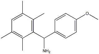 (4-methoxyphenyl)(2,3,5,6-tetramethylphenyl)methanamine 구조식 이미지