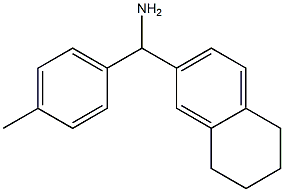 (4-methylphenyl)(5,6,7,8-tetrahydronaphthalen-2-yl)methanamine 구조식 이미지