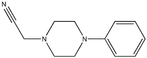 (4-phenylpiperazin-1-yl)acetonitrile Structure