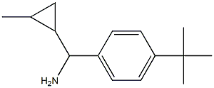 (4-tert-butylphenyl)(2-methylcyclopropyl)methanamine Structure