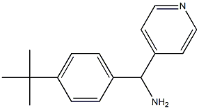(4-tert-butylphenyl)(pyridin-4-yl)methanamine Structure