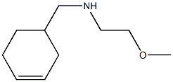 (cyclohex-3-en-1-ylmethyl)(2-methoxyethyl)amine Structure