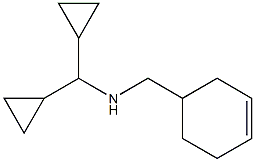 (cyclohex-3-en-1-ylmethyl)(dicyclopropylmethyl)amine Structure