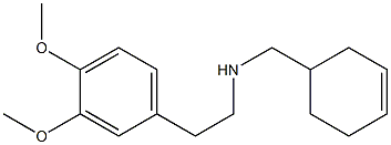 (cyclohex-3-en-1-ylmethyl)[2-(3,4-dimethoxyphenyl)ethyl]amine Structure