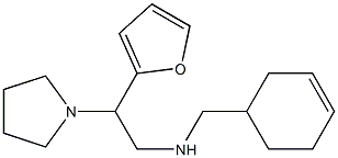 (cyclohex-3-en-1-ylmethyl)[2-(furan-2-yl)-2-(pyrrolidin-1-yl)ethyl]amine 구조식 이미지