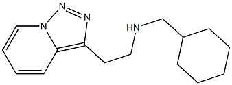 (cyclohexylmethyl)(2-{[1,2,4]triazolo[3,4-a]pyridin-3-yl}ethyl)amine 구조식 이미지