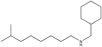 (cyclohexylmethyl)(7-methyloctyl)amine Structure